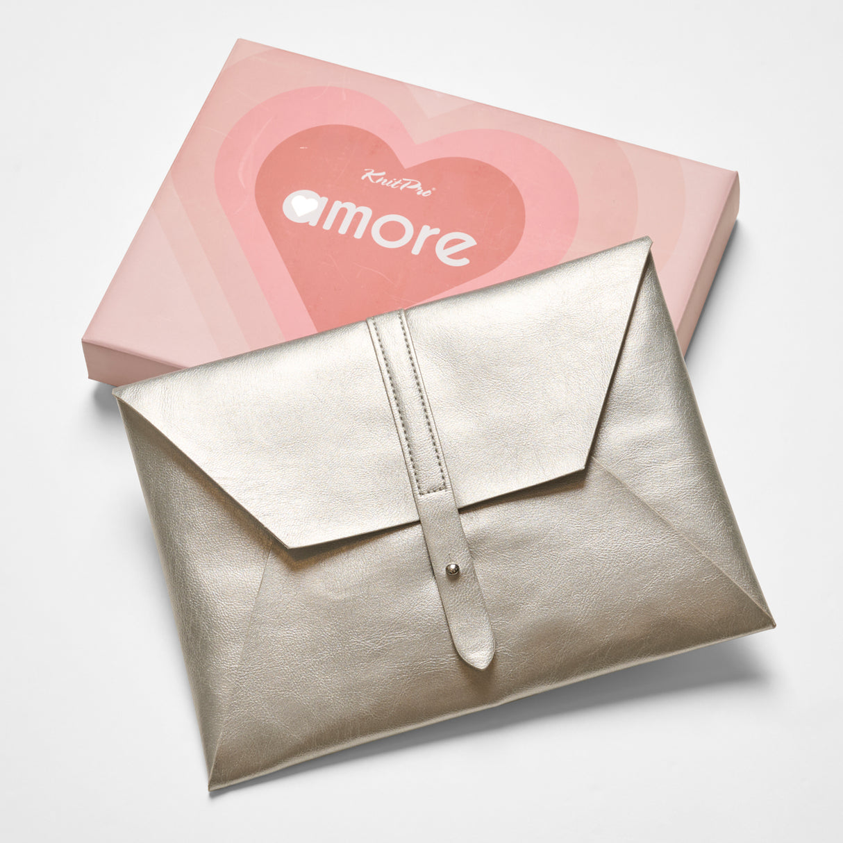 Amore Red Wooden Utbytbara Rundstickor Set 3.50-8.00mm