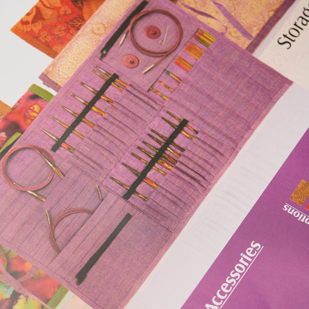 KnitPro Tygfodral Lila 10792