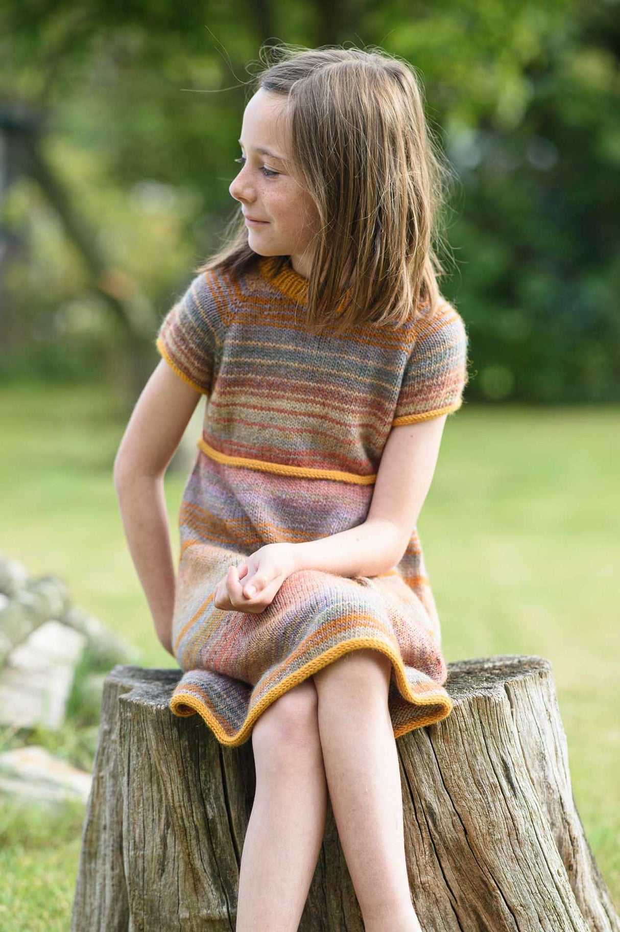 Lavendel Klänning - Mönster