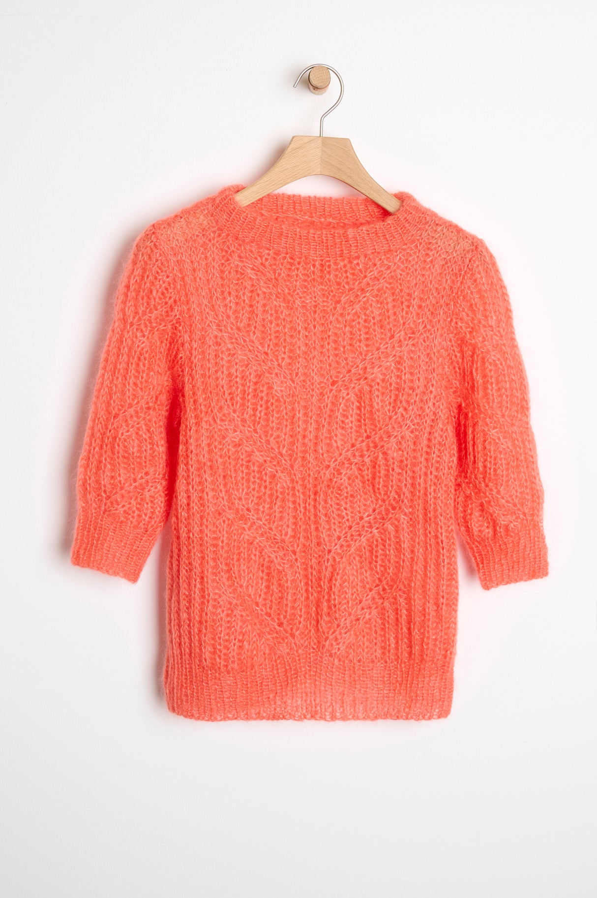 Patentstickad Top med mönster