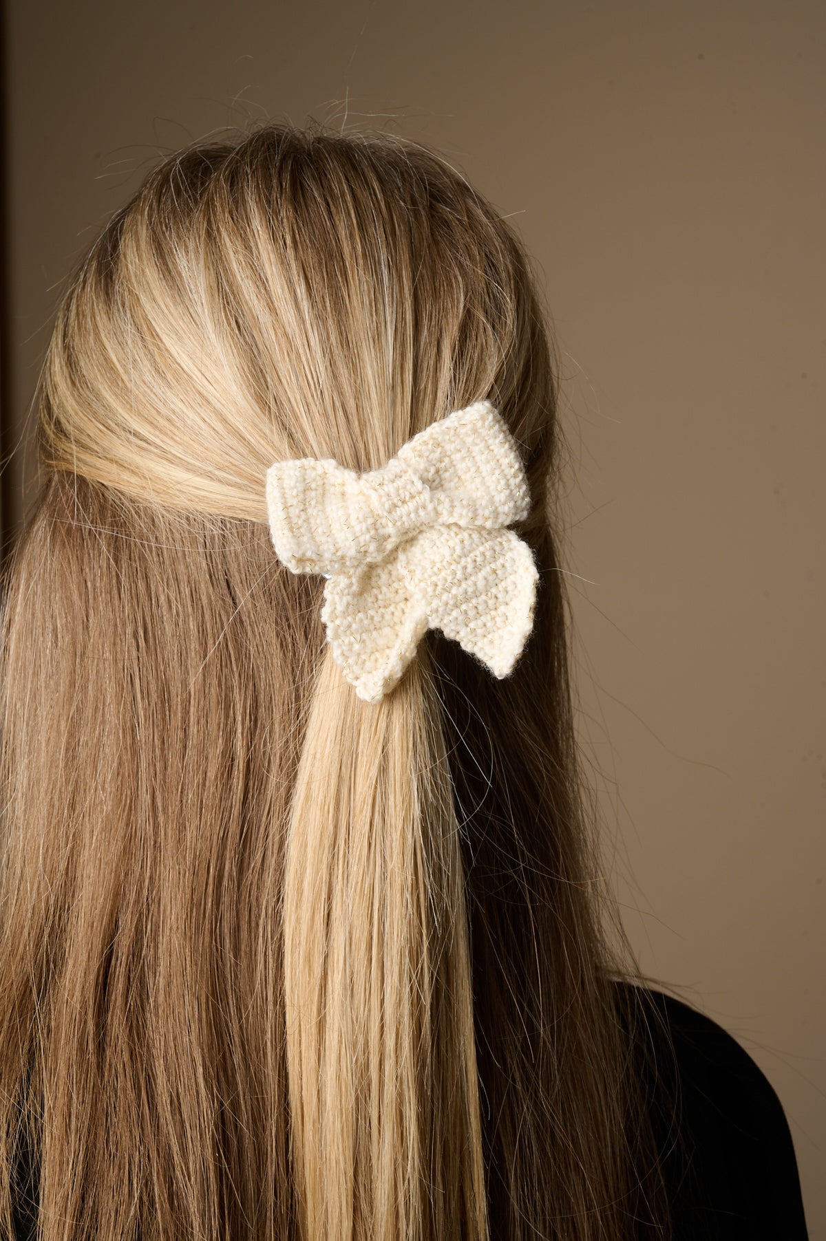 Virkad rosett - Shiny Stil