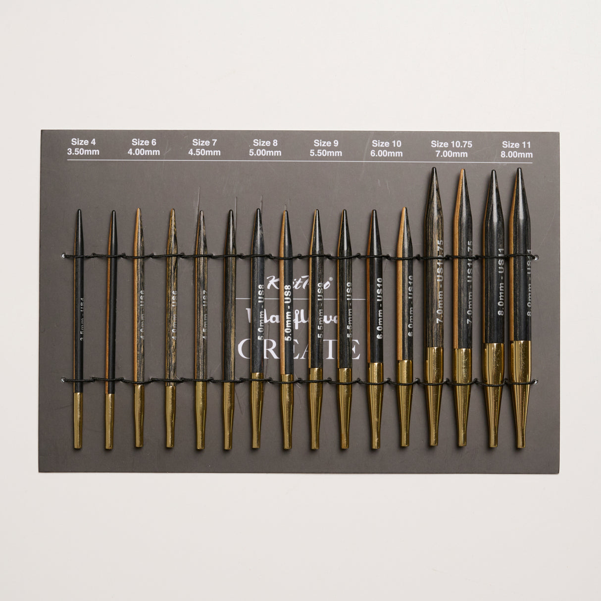 Create Black & White Utbytbara Rundstickor Set