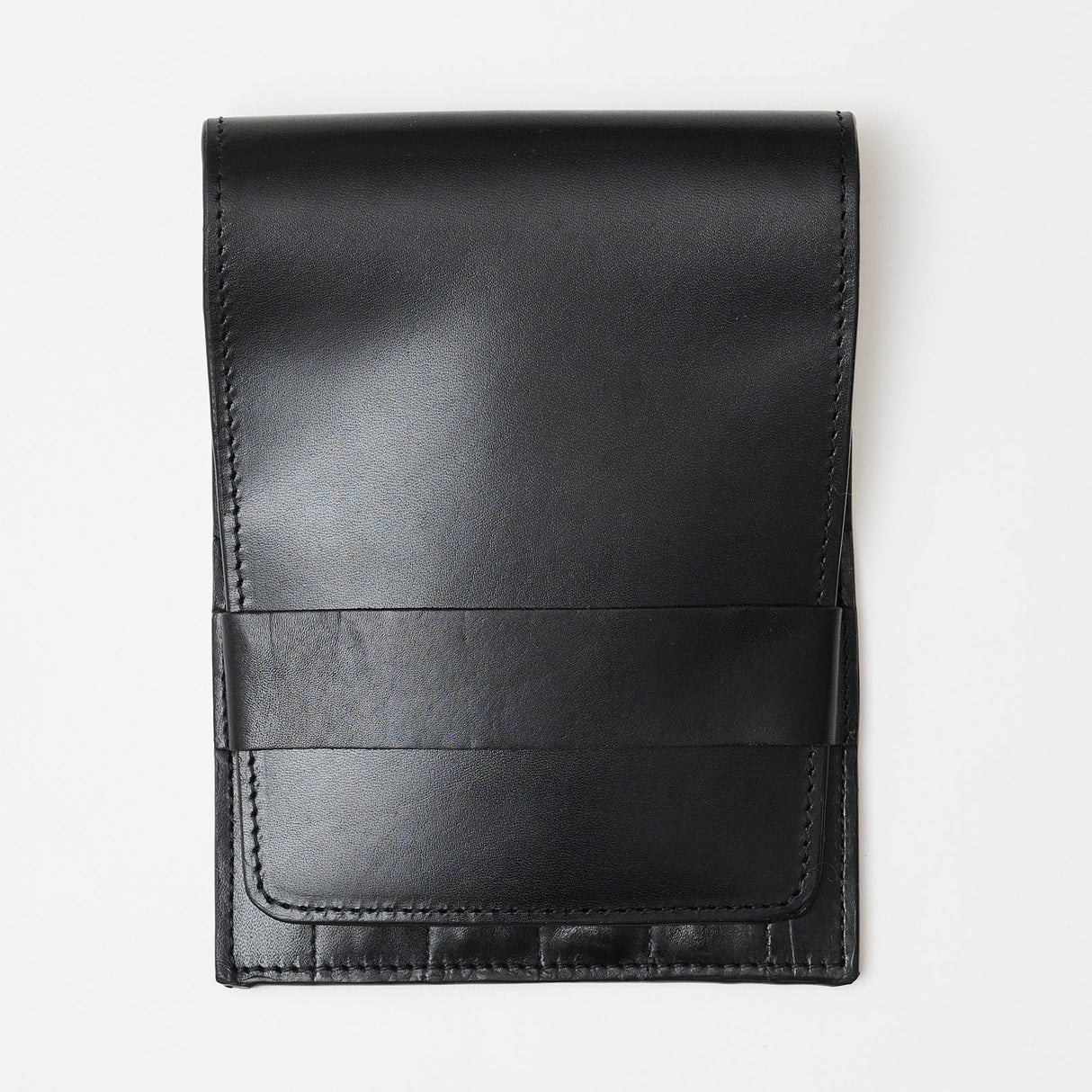 Läderetui Virkning Svart