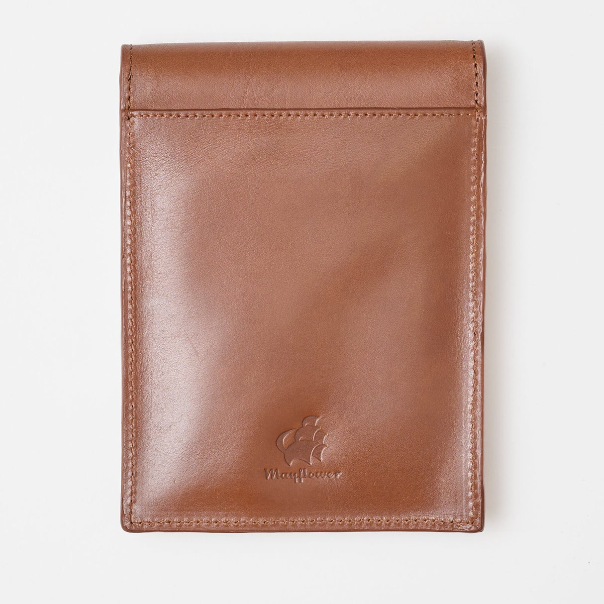 Läderetui Virkning Cognac