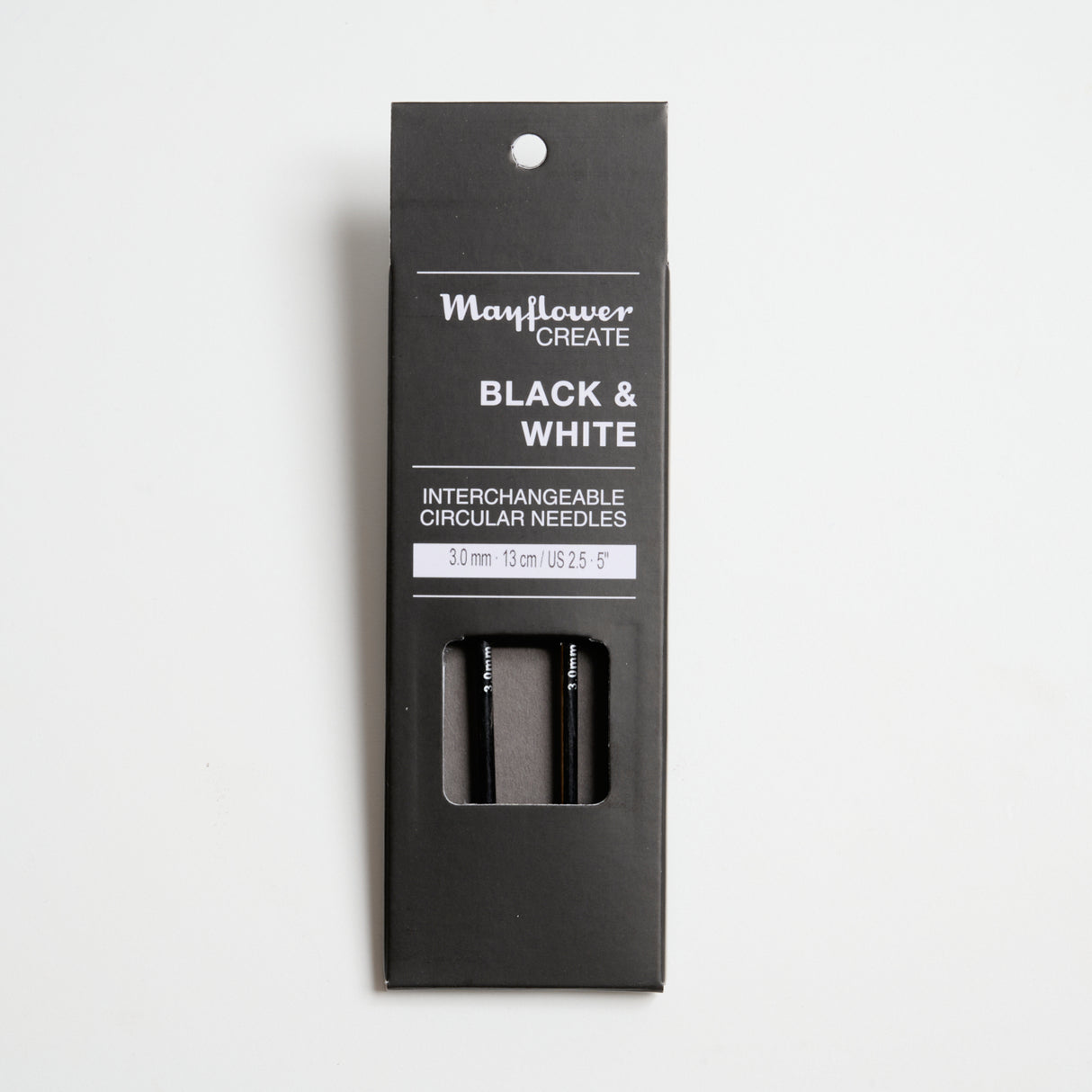 Create Black & White Utbytbara Rundstickor