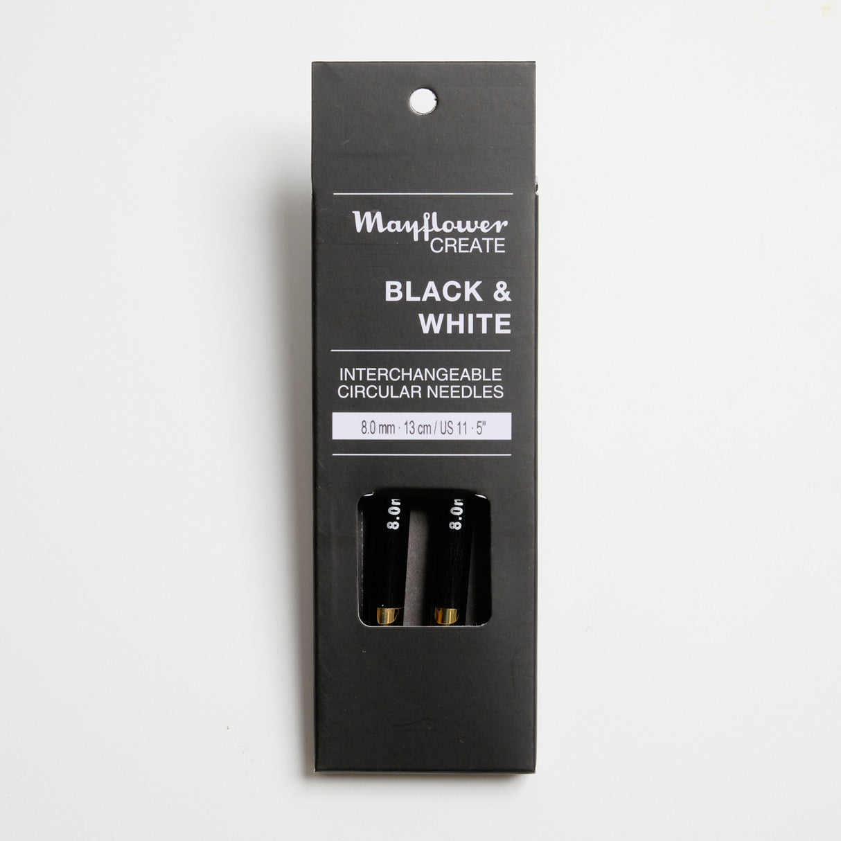 Create Black & White Utbytbara Rundstickor