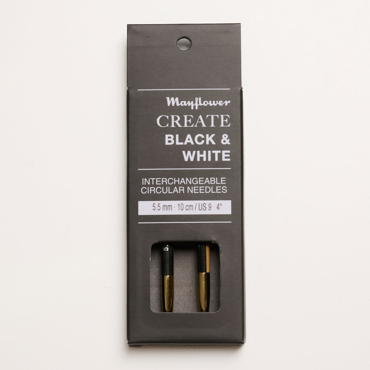 Create Black & White Utbytbara Rundstickor