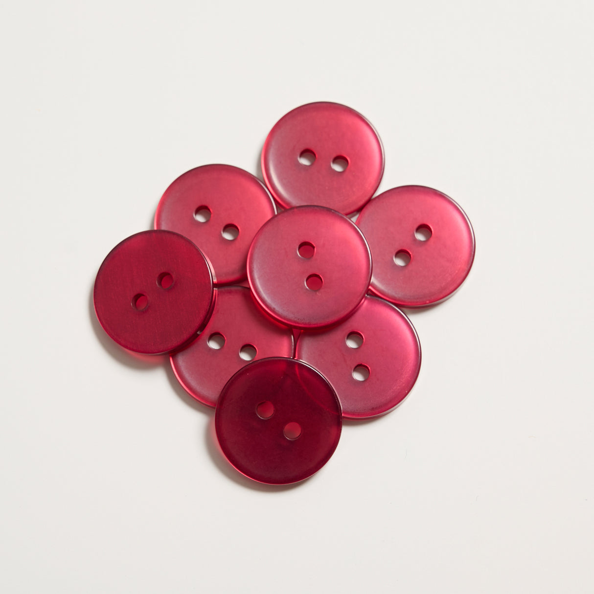 Mayflower Skapa knappar - 2 -hål transparent