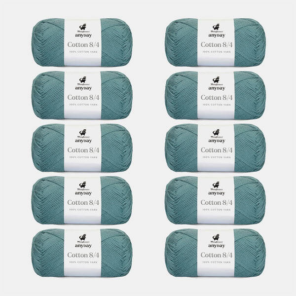 ANYDAY Cotton 8/4 10-pack