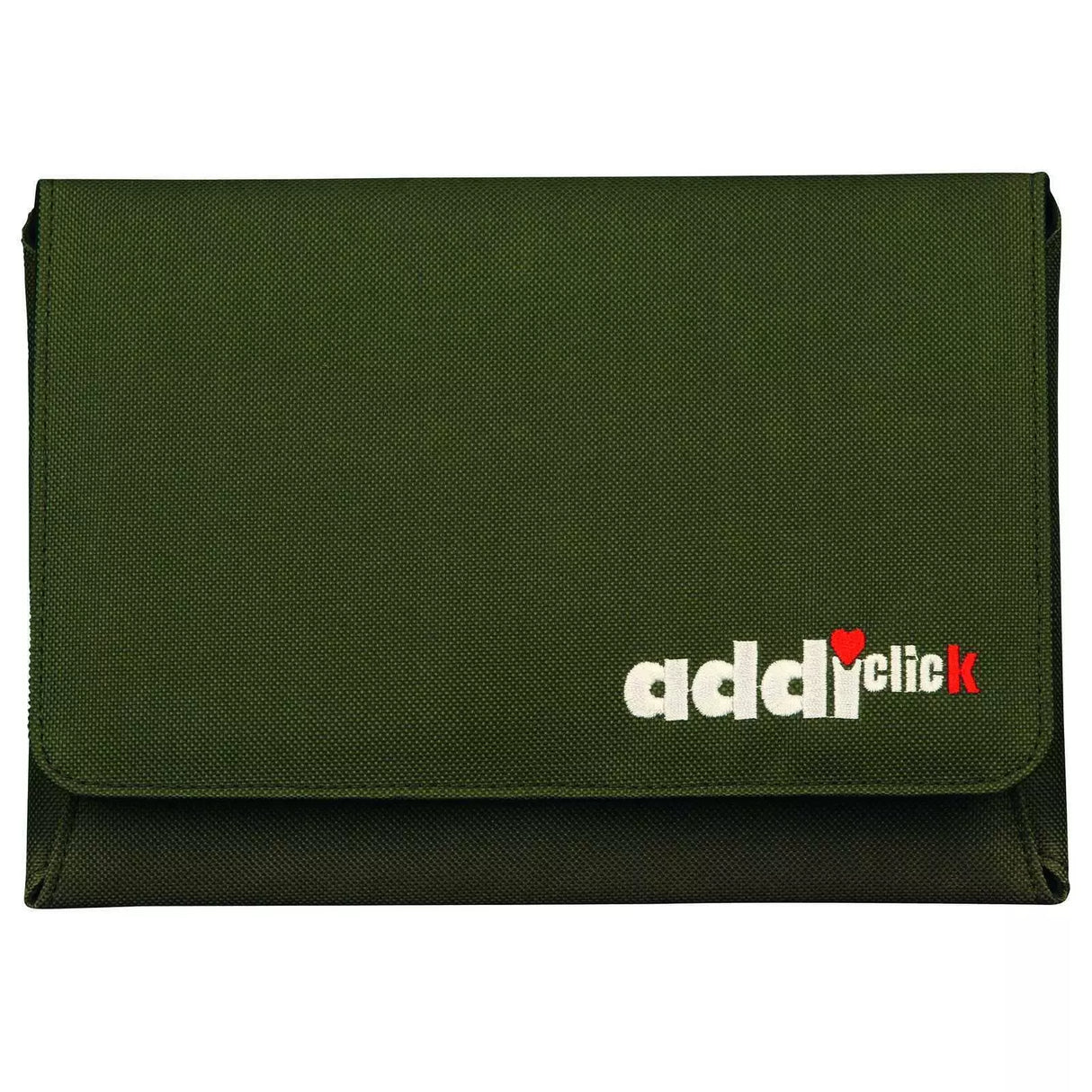 Addi Click Nature Rundstickor Set Etui Oliv