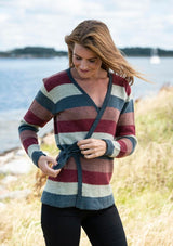 Beat-Around Blus med breda ränder