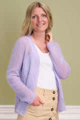 Cardigan med Hålmönster