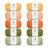 ANYDAY Cotton 8/4 Colorbag ​​10-pack