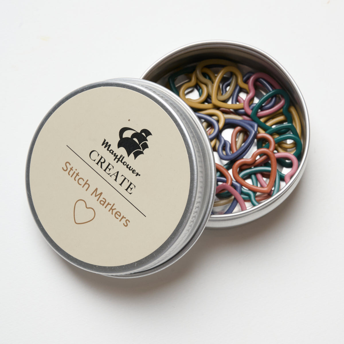 Mayflower Create maskmarkörer metallhjärta -formade 42 st. - Mix 2