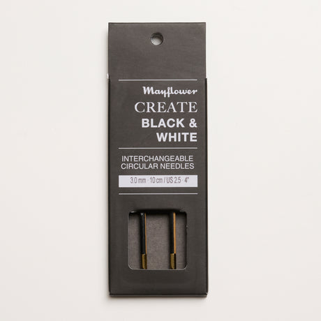 Create Black & White Utbytbara Rundstickor