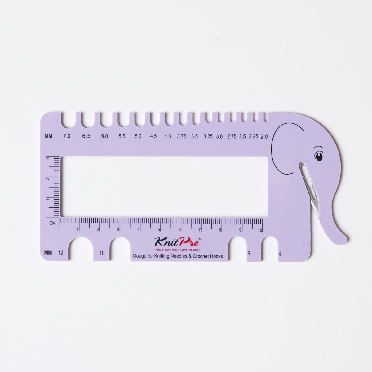 Pindmätare elefant lila