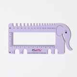 Pindmätare elefant lila
