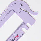 Pindmätare elefant lila