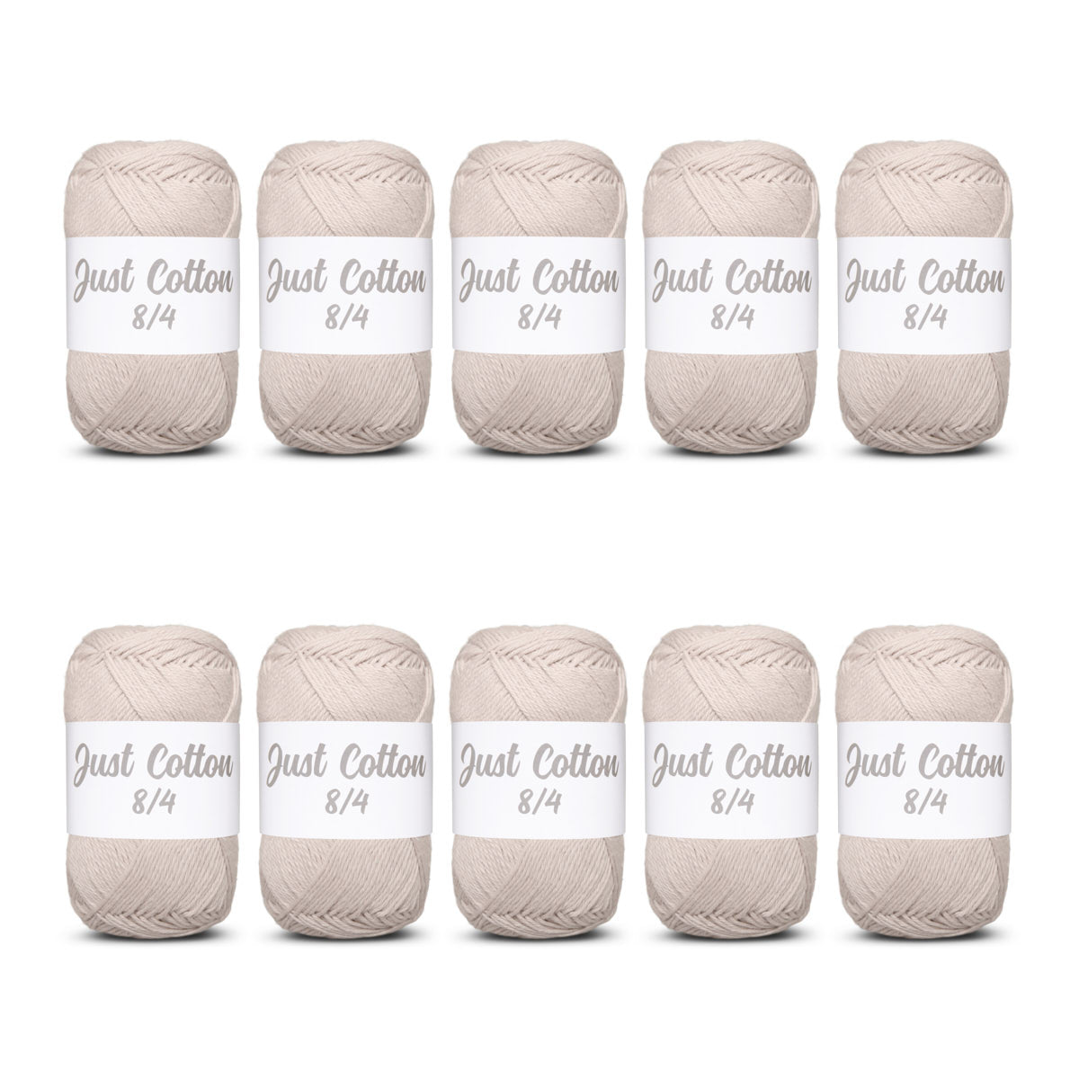 Just Cotton 8/4 10-pack