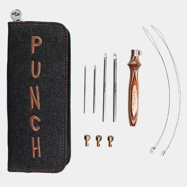 Punch Needle the Earthy Kit - Set med Justerbara Tuftnålar 2.00-5.00mm Ø