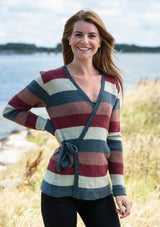 Beat-Around Blus med breda ränder