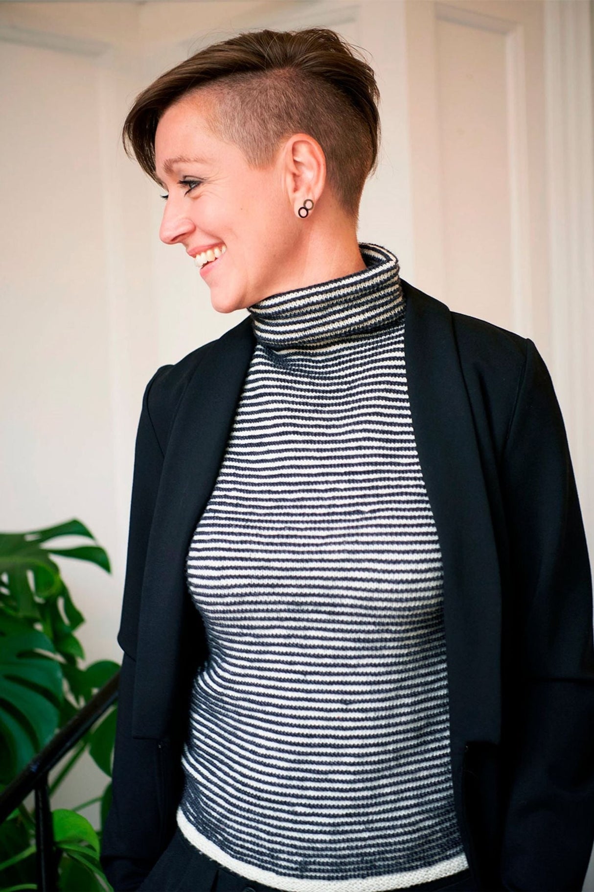 FR10 - Turtleneck-topp med retrills